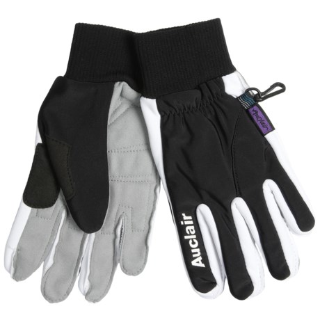 50%OFF メンズスノースポーツ手袋 AuclairソフトシェルフラットパームXCグローブ - （男性用）絶縁 Auclair Soft Shell Flat-Palm XC Gloves - Insulated (For Men)